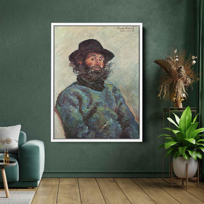 Portrait of Poly, fisherman at Kervillaouen by Claude Monet - Canvas Artwork