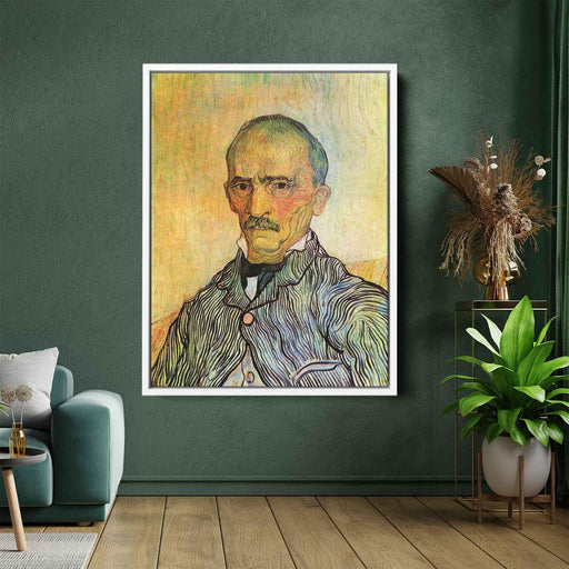 Portrait of Trabuc, an Attendant at Saint-Paul Hospital by Vincent van Gogh - Canvas Artwork