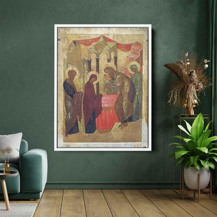 Presentation of Jesus at the Temple (1408) by Andrei Rublev - Canvas Artwork