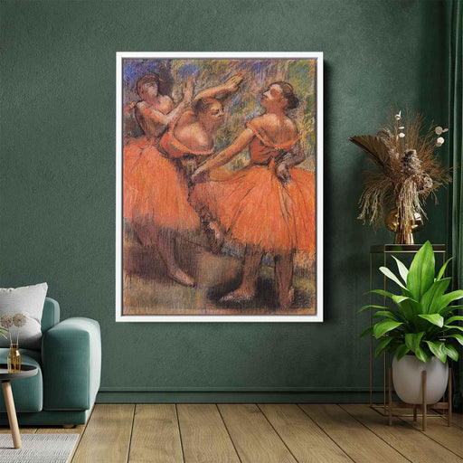Red Ballet Skirts (1901) by Edgar Degas - Canvas Artwork