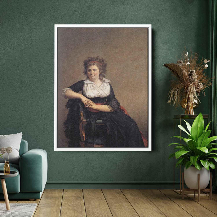 Robertine Tourteau, Marquise d'Orvilliers by Jacques-Louis David - Canvas Artwork