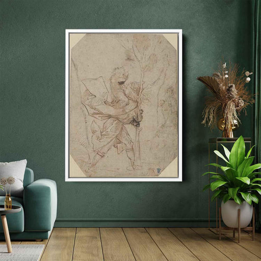 Saint Christopher by Hieronymus Bosch - Canvas Artwork