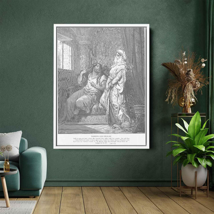 Samson and Delilah by Gustave Dore - Canvas Artwork