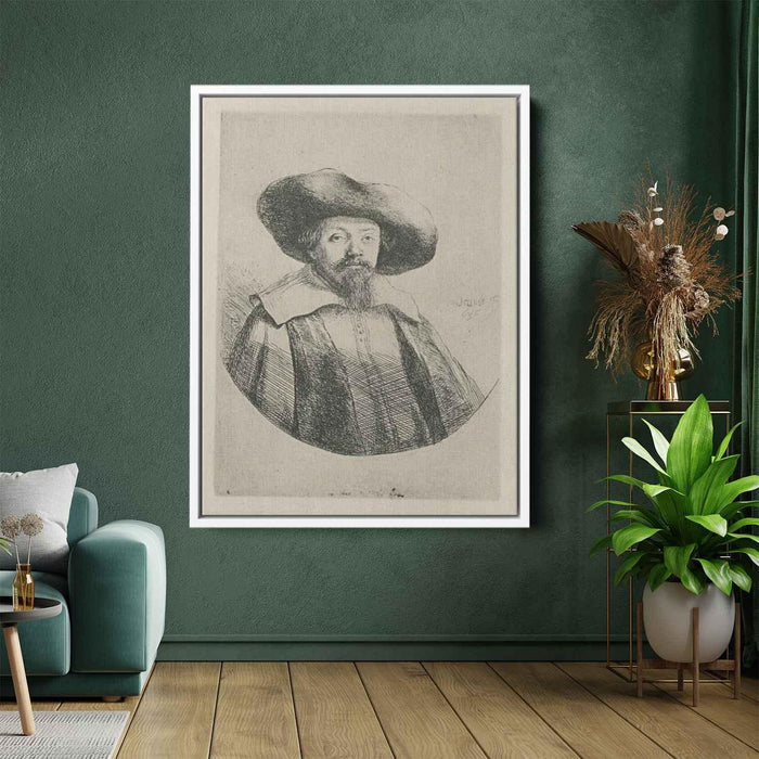 Samuel Menasseh Ben Israel (1636) by Rembrandt - Canvas Artwork