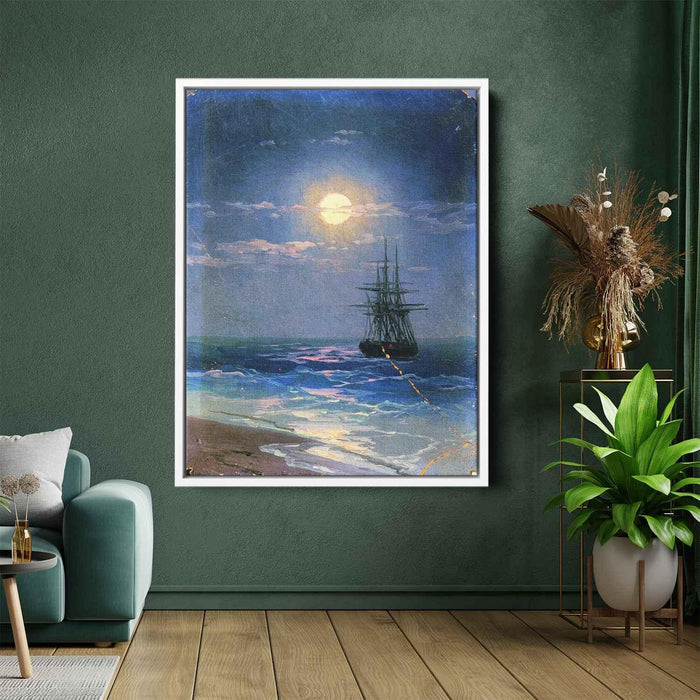 Sea at night by Ivan Aivazovsky - Canvas Artwork