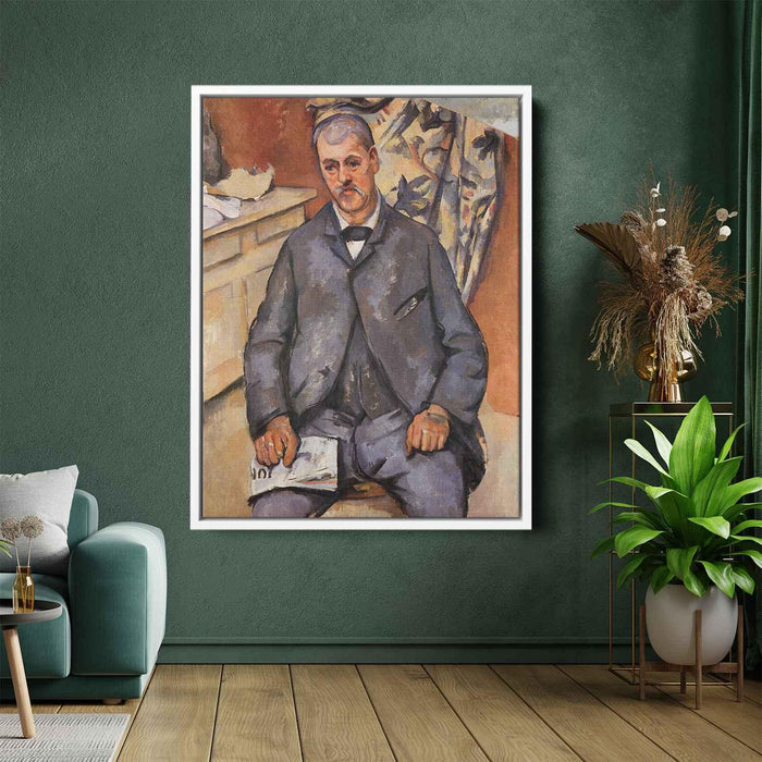 Seated Man (1900) by Paul Cezanne - Canvas Artwork