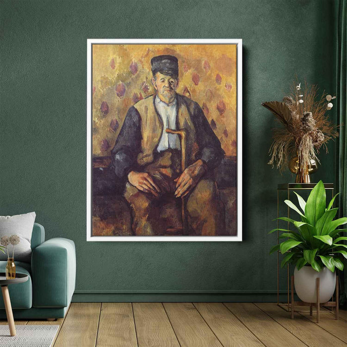 Seated Peasant (1904) by Paul Cezanne - Canvas Artwork