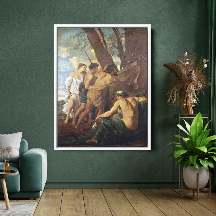 Shepherds of Arcadia (1627) by Nicolas Poussin - Canvas Artwork