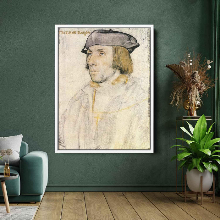 Sir Thomas Eliot (1532) by Hans Holbein the Younger - Canvas Artwork