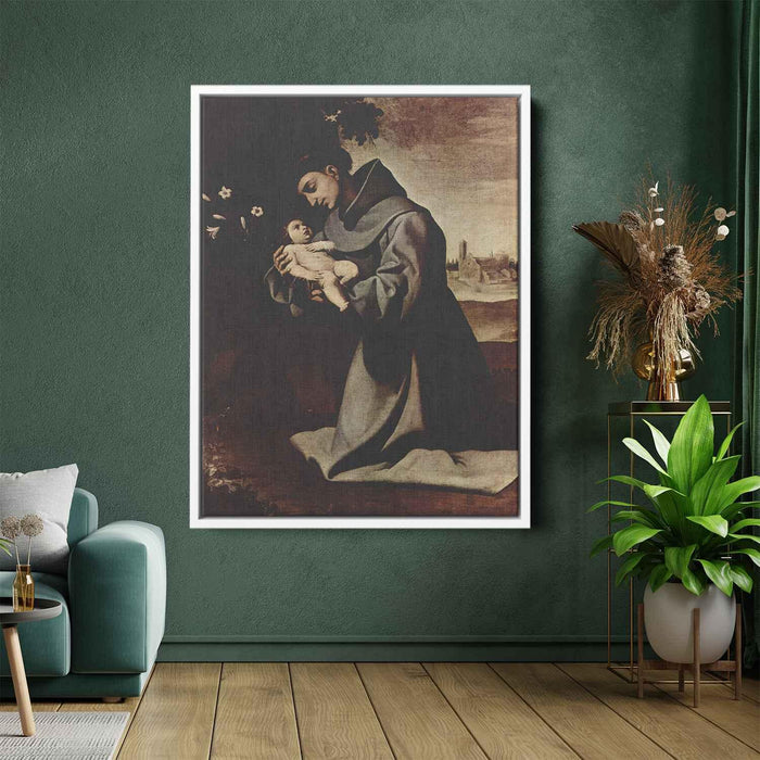 St. Anthony of Padua (1640) by Francisco de Zurbaran - Canvas Artwork