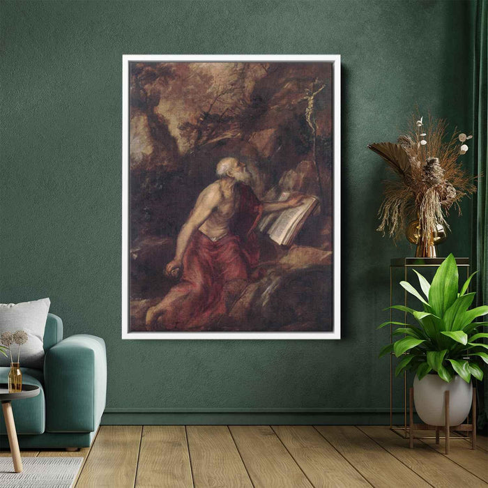 St Jerome (1575) by Titian - Canvas Artwork