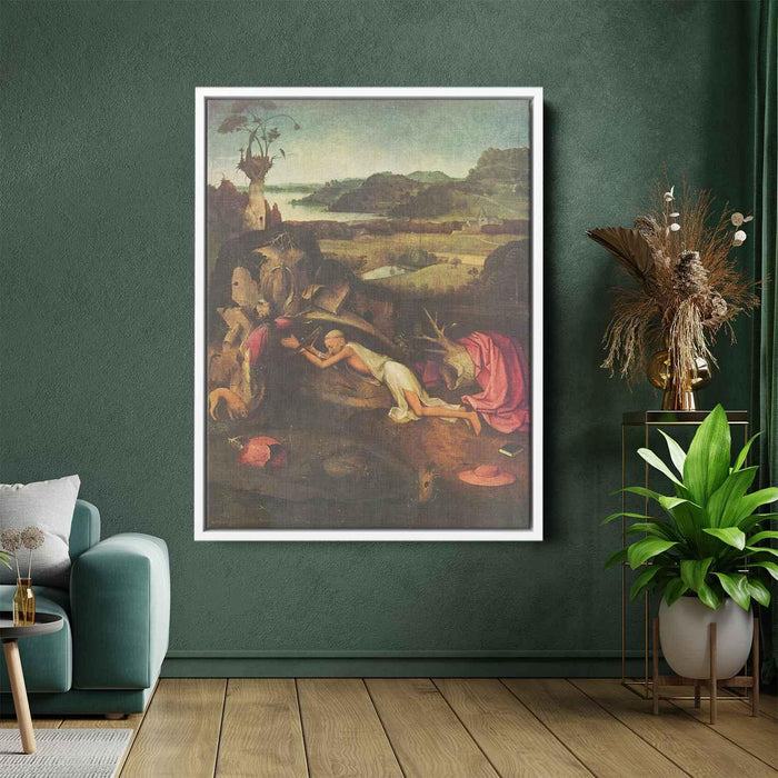 St. Jerome Praying (1500) by Hieronymus Bosch - Canvas Artwork