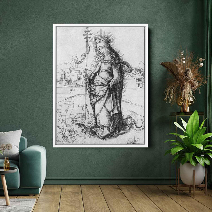 St. Margaret (1499) by Albrecht Durer - Canvas Artwork