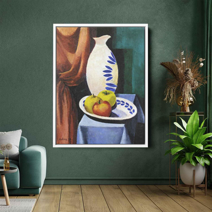 Still life with white pitcher (1917) by Moise Kisling - Canvas Artwork