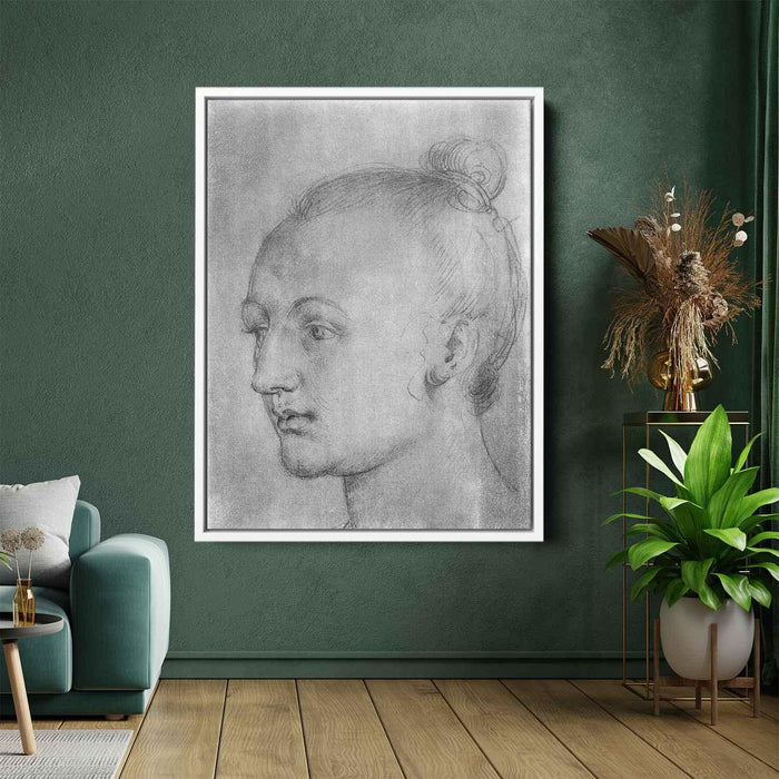 Studies on a great picture of Mary" Head of a Young Girl" by Albrecht Durer - Canvas Artwork