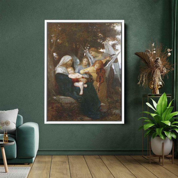 Study for Vierge aux anges by William-Adolphe Bouguereau - Canvas Artwork