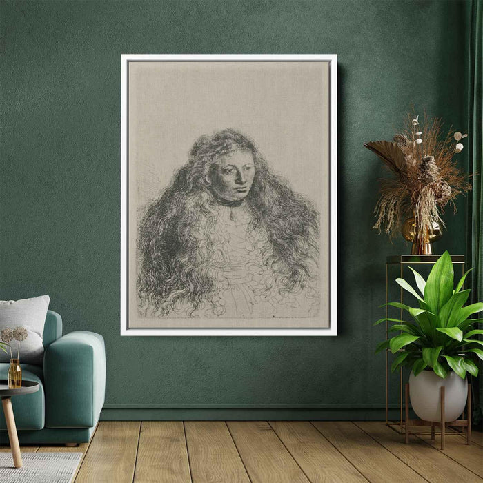 Study of Jewish Bride by Rembrandt - Canvas Artwork