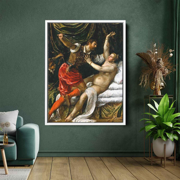 Tarquin and Lucretia (1570) by Titian - Canvas Artwork