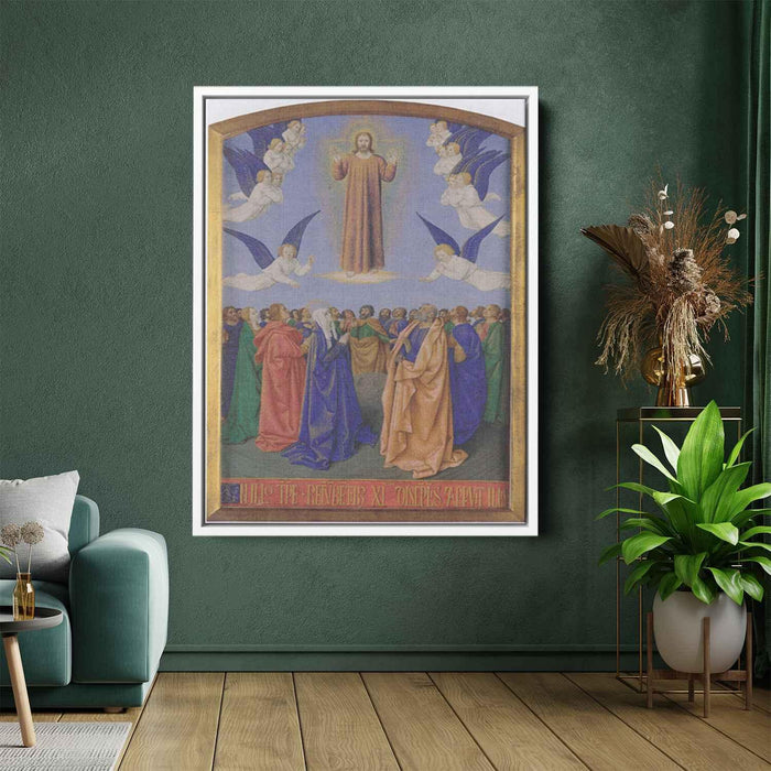 The Ascension of the Holy Spirit (1455) by Jean Fouquet - Canvas Artwork