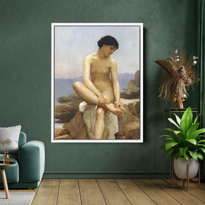 The Bather (1879) by William-Adolphe Bouguereau - Canvas Artwork