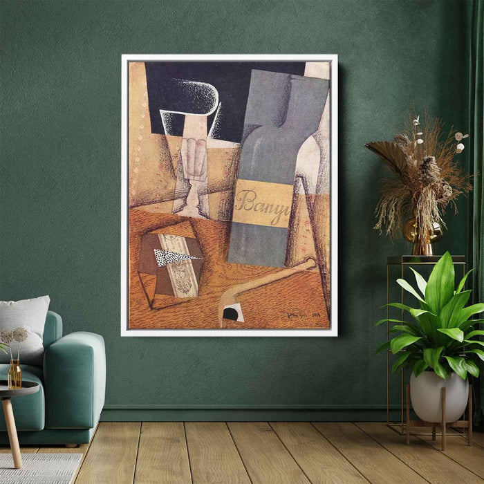 The Bottle of Banyuls (1914) by Juan Gris - Canvas Artwork