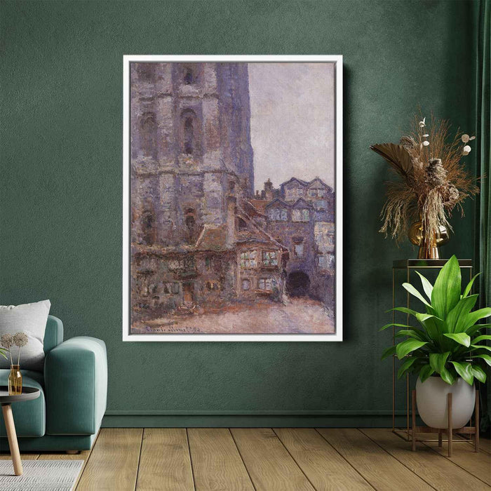 The Cour d'Albane, Grey Weather by Claude Monet - Canvas Artwork