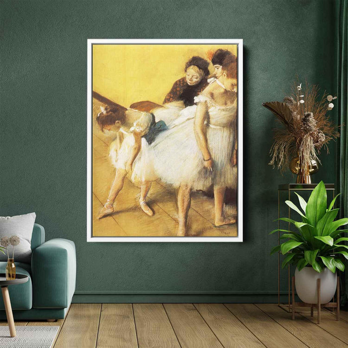 The Dancing Examination (1880) by Edgar Degas - Canvas Artwork