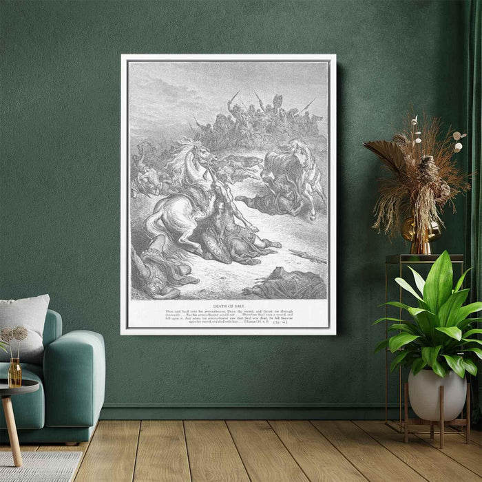 The Death of Saul by Gustave Dore - Canvas Artwork