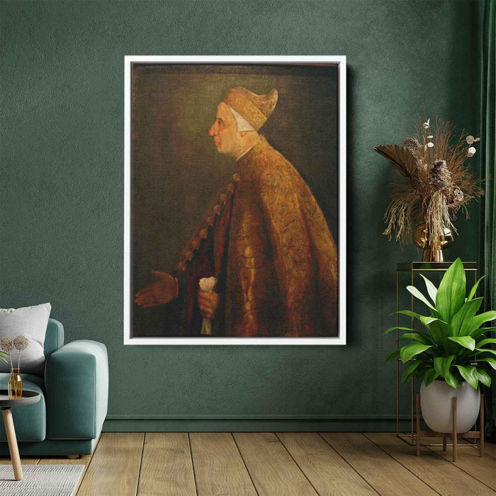 The Doge Niccolo Marcello (1542) by Titian - Canvas Artwork