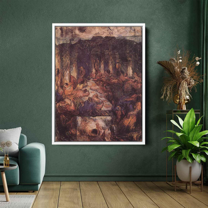 The Feast (1867) by Paul Cezanne - Canvas Artwork