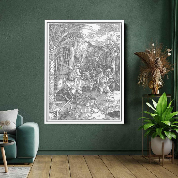 The Flight into Egypt (1511) by Albrecht Durer - Canvas Artwork