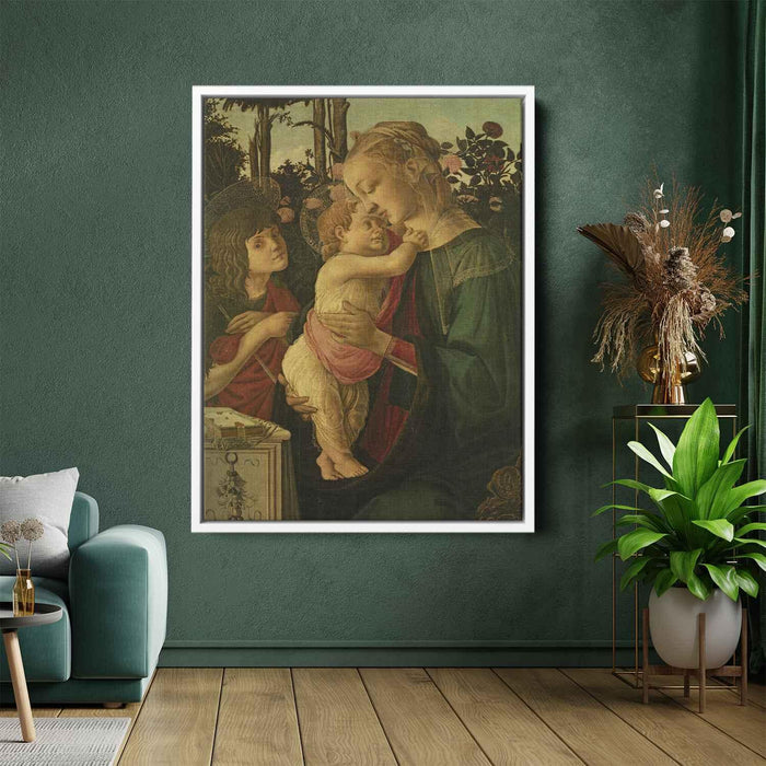 The Madonna and Child with the Infant Saint John the Baptist by Sandro Botticelli - Canvas Artwork
