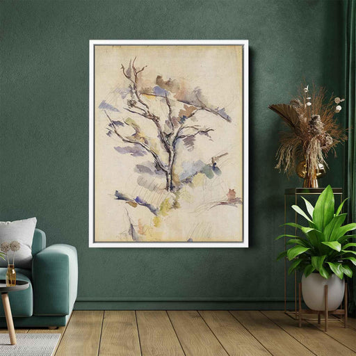 The Oak (1885) by Paul Cezanne - Canvas Artwork