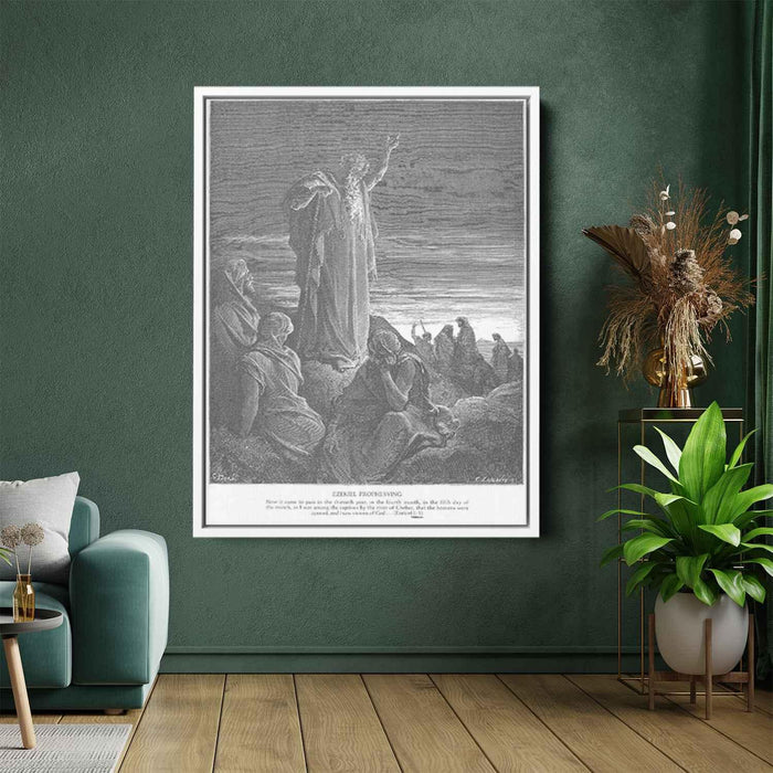 The Prophet Ezekiel by Gustave Dore - Canvas Artwork