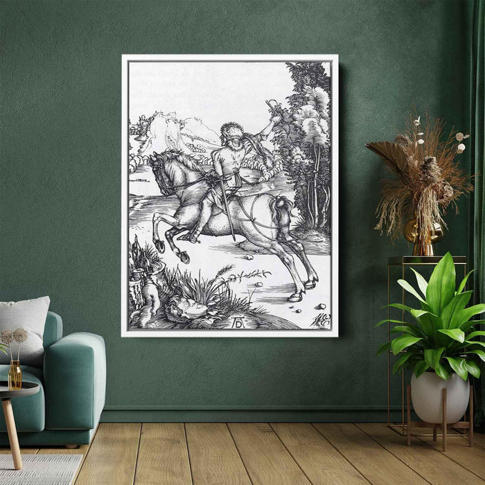 The Small Courier (1496) by Albrecht Durer - Canvas Artwork
