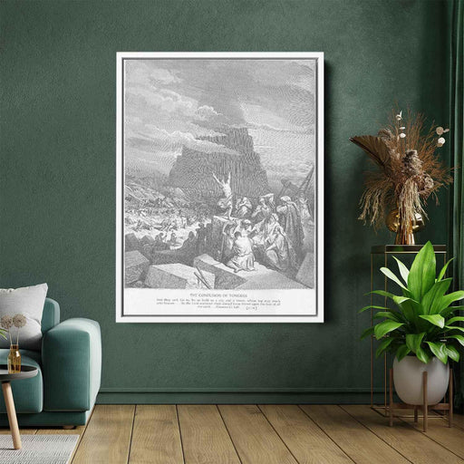 The Tower of Babel by Gustave Dore - Canvas Artwork