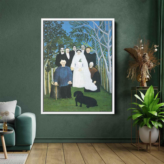 The wedding party (1905) by Henri Rousseau - Canvas Artwork