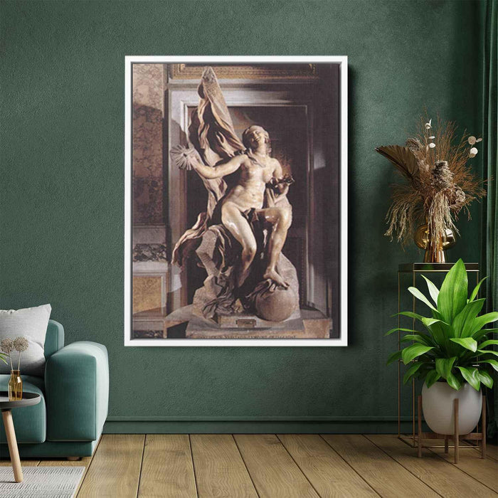 Truth Unveiled by Time (1652) by Gian Lorenzo Bernini - Canvas Artwork