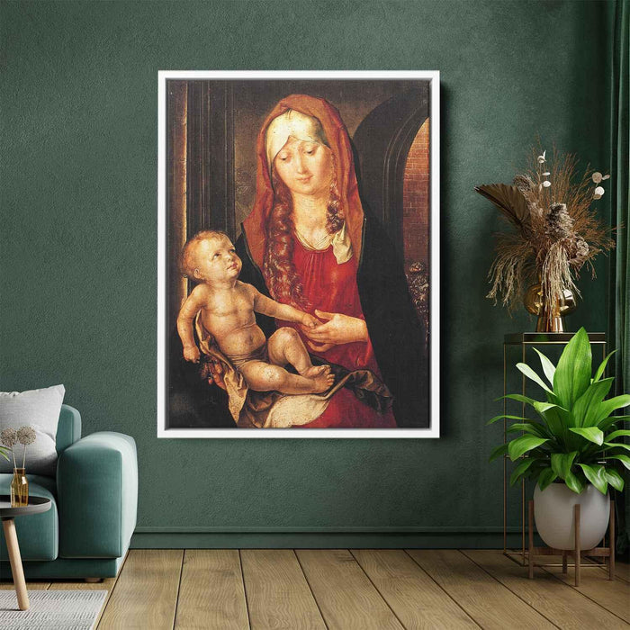 Virgin and Child before an Archway (1496) by Albrecht Durer - Canvas Artwork