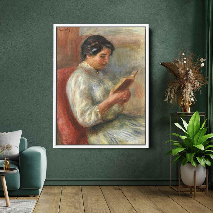 Woman Reading (1906) by Pierre-Auguste Renoir - Canvas Artwork