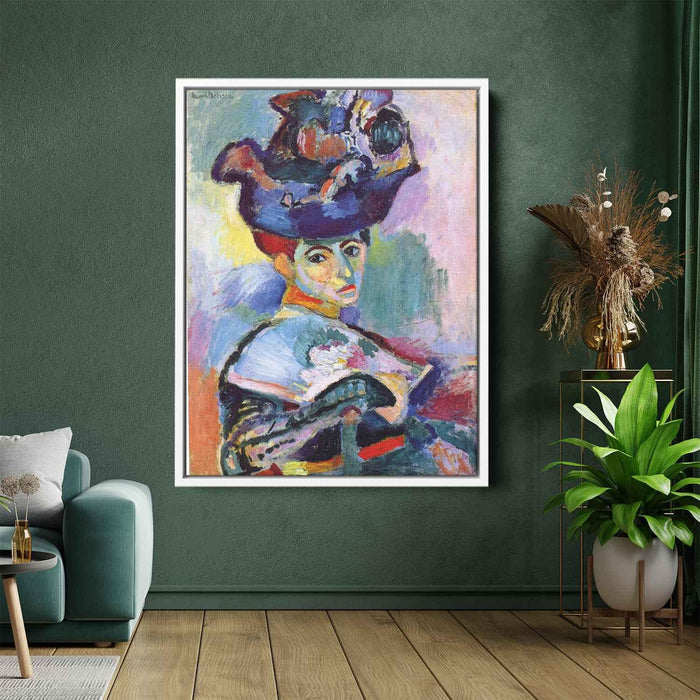 Woman with a Hat (1905) by Henri Matisse - Canvas Artwork