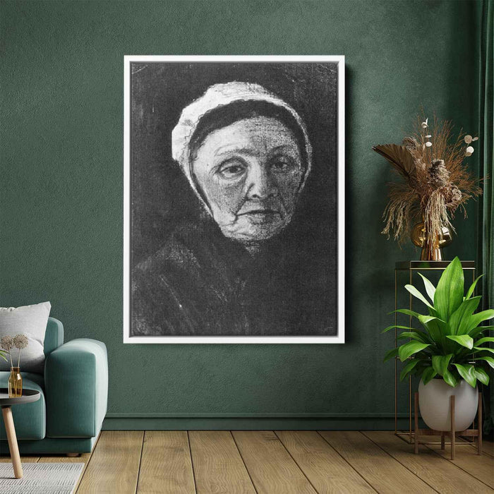 Woman with White Bonnet, Sien's Mother by Vincent van Gogh - Canvas Artwork