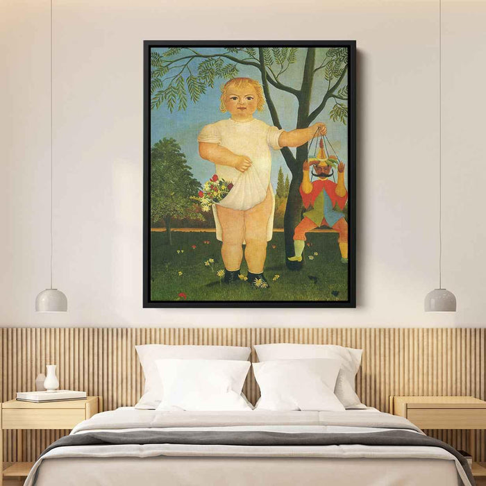 Child with a Puppet (1903) by Henri Rousseau - Canvas Artwork