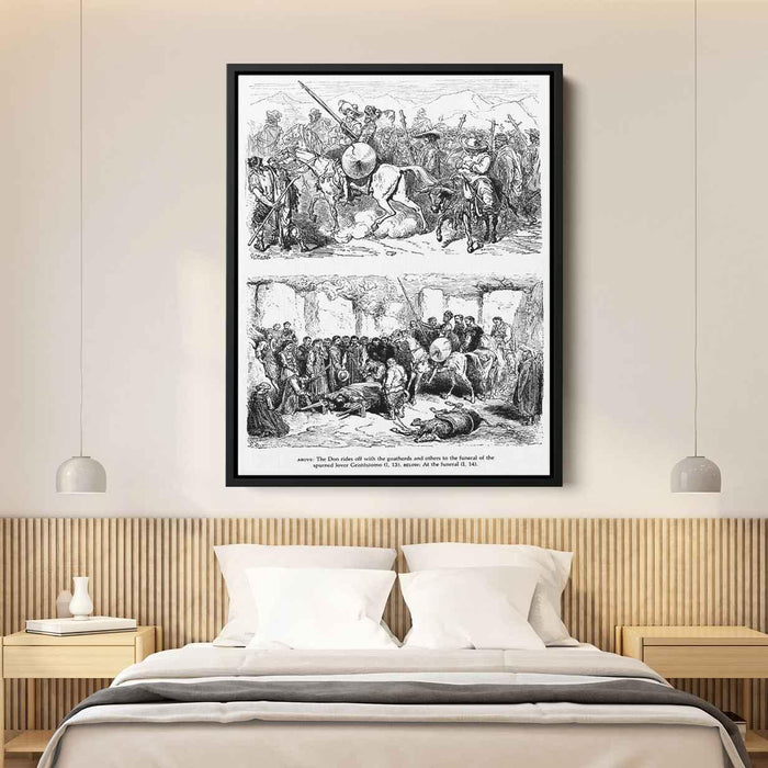 Don Quixote by Gustave Dore - Canvas Artwork