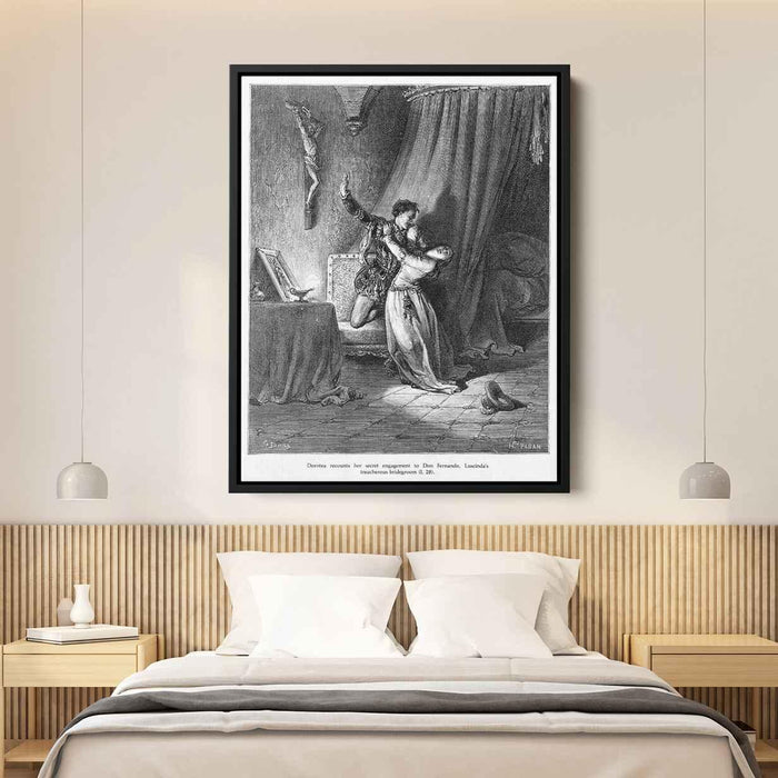 Don Quixote by Gustave Dore - Canvas Artwork