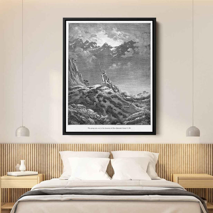 Don Quixote by Gustave Dore - Canvas Artwork