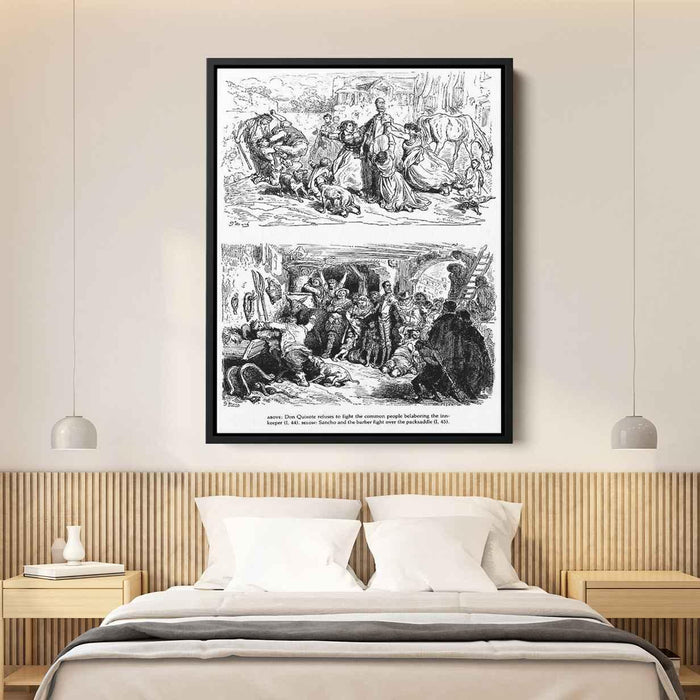 Don Quixote by Gustave Dore - Canvas Artwork