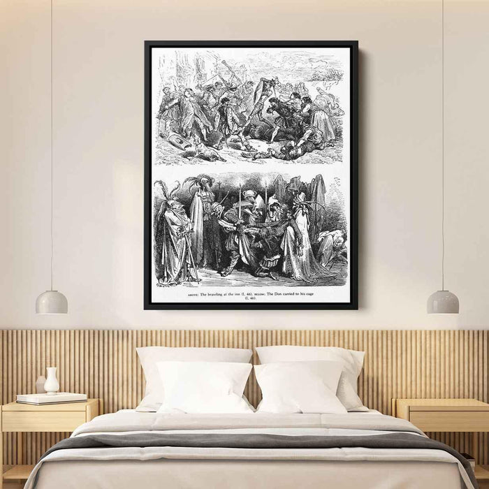 Don Quixote by Gustave Dore - Canvas Artwork