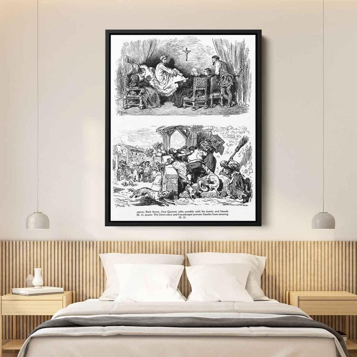 Don Quixote by Gustave Dore - Canvas Artwork