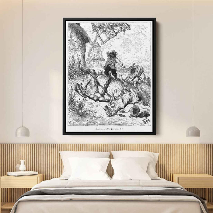 Don Quixote by Gustave Dore - Canvas Artwork